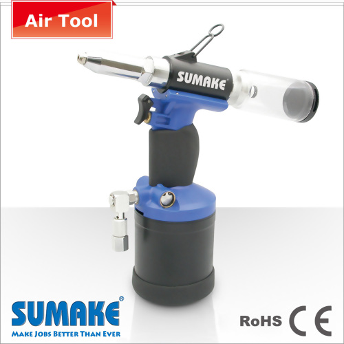 Industrial Air Hydraulic Rivet Tool -3/16",Long Stroke,Vacuum Type